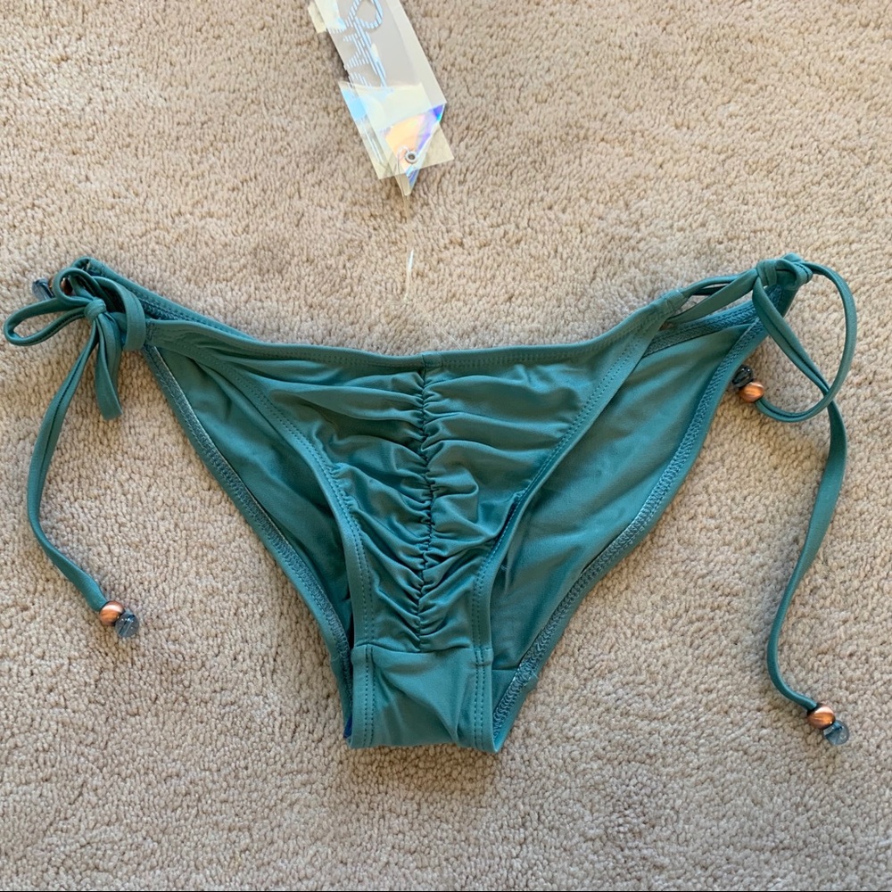 Blue bikini bottoms
